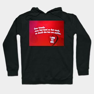 1 John Bible Verse Hoodie